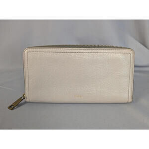 Fossil Logan RFID Zip Around Clutch Long Wallet - No strap